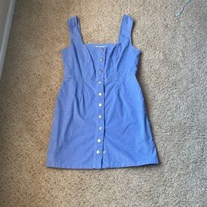 UO corduroy button-down mini dress